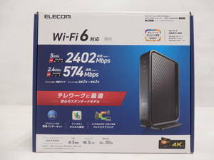 kd44) ELECOM Elecom WRC-X3000GSN Black Wi-Fi 6 соответствует Giga хит маршрутизатор б/у 