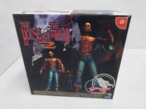 ga19) Junk doli Cath Dreamcast Dreamcast gun set SEGA The * house *ob* The * dead 2