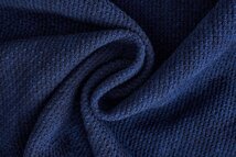 レトロ 藍染 17oz 刺し子 天然インディゴ ワークジャケット sashiko indigo ボタン ループ ブレザー 綿100% 厚手 濃紺 XL_画像6