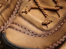 チャッカブーツ メンズ シューズ 靴 ショートブーツ 軽量 快適 カジュアル 40代 50代 秋 冬 アウトドア ブラウン_画像8