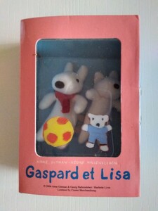 リサとガスパール　てのひら絵本セット　マスコット　人形　ボールチェーン　ぬいぐるみ　キーホルダー　Lisa