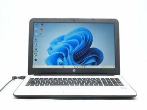 Win11H/カメラ内蔵/中古/15型フルHD/ノートPC/高速SSD256/8GB/6世代i3/HP　15-ay550TU　新品無線マウス　WPS office2搭載