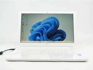 Win11H/カメラ内蔵/中古/15.6型/HDMI/WIFI/Bluetooth/ノートPC/高速SSD256/8GB/Celeron　3865U/NEC　NS200/H WPS office2搭載　訳あり品