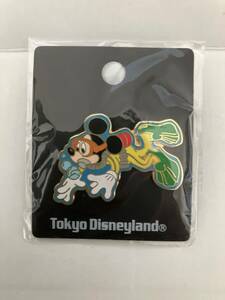 * Tokyo Disney Land *2001 год примерно распродажа * Mickey *s кий балка дайвинг. значок 