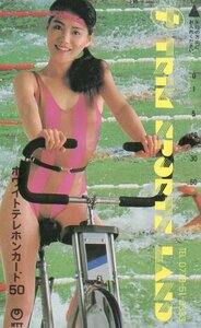 ★女性モデル　レオタード　TIRIM SPORTS LAND★テレカ５０度数未使用oj_121s26