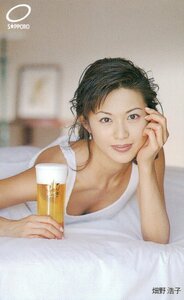 ★畑野浩子　サッポロビール★テレカ５０度数未使用qi_165