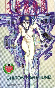 * Ghost in the Shell /GHOST IN THE SHELL.. regular . Young Magazine * telephone card 50 frequency unused px_145