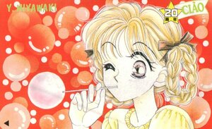 ★イラスト　宮脇ゆきの　ちゃお20周年★テレカ５０度数未使用qf_221