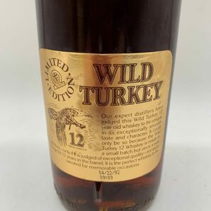 ワイルドターキー 12年 リミテッド エディション ゴールドラベル 750ml 50.5％ WILD TURKEY LIMITED EDITION 【K1】の画像5