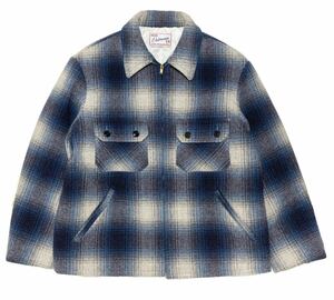 subculture OMBRE CHECK WOOLJACKET / BLUE サブカルチャー　オンブレ　チェック　ウール　ジャケット　tenderloin 