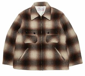 subculture OMBRE CHECK WOOLJACKET / BROWN サブカルチャー　オンブレ　チェック　ウール　ジャケット　tenderloin