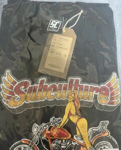 サブカルチャー　SC Subculture BIKER GIRL T-SHIRT バイク　ガール　ビンテージ　ハーレー　tenderloin 