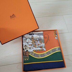 エルメス HERMES スカーフ カレ90　ザルツブルクにて　箱付