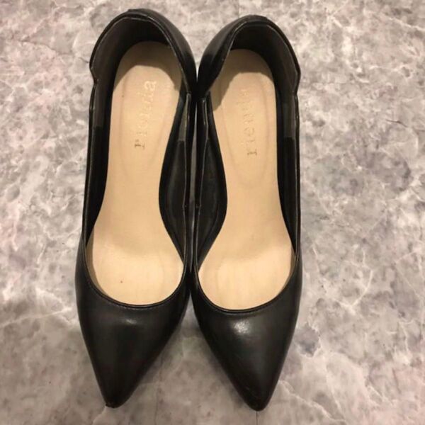 【値下げ】リエンダ パンプス Mサイズ 黒ハイヒール
