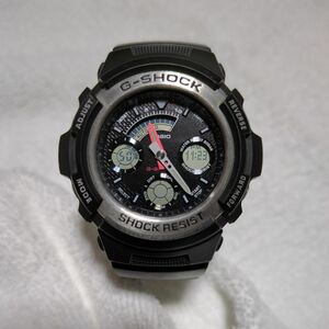 カシオ G-SHOCK CASIO 腕時計 ブラック Gショック 稼働品 ジーショック アナデジ クォーツ