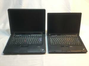 ♪ジャンク 2台セット ThinkPad Z60m Z60t チタン 希少 Lenovo