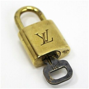 52028 ルイヴィトン カデナ パドロック 南京錠 鍵付き ゴールド 311 中古 ABランク LOUIS VUITTON