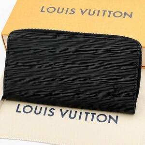 新品同様 新型 LOUIS VUITTON ルイヴィトン エピ ジッピーウォレット ラウンド 長財布 黒 ブラック M61857