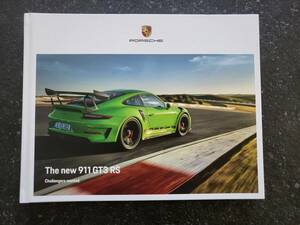 PORSCHE 911 GT3RS catalog 991 2018 year Japanese 