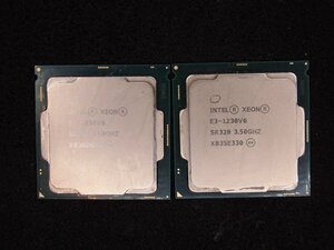 【T544】CPU★XEON E3-1230V6 3.50GHz 2個セット