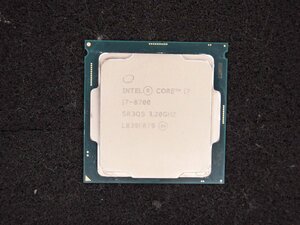 【T564】CPU★Core i7-8700 3.20GHz