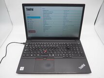 【Z6262】【Z5559】★Lenovo☆ThinkPad E15■Core i5-10210U 1.60GHz/メモリ8GB/_画像1