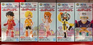 ONE PIECE ワールドコレクタブルフィギュア エッグヘッド1コンプセット ルフィ サンジ ナミ ブルック フランキー