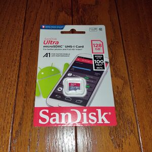 【新品】SanDisk サンディスク Micro SDカード 128GB 海外パッケージ 正規品