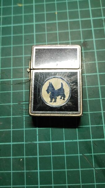 ジッポーライター 1935 レプリカ 中古 犬柄 シリアルナンバーあり 限定品 ZIPPO Zippo オイルライター