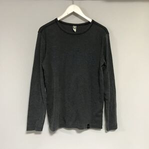 本物ジースターロウG-STAR RAWロゴタイト長袖TシャツロンTメンズサーフアメカジミリタリーワークバイカーXSグレー