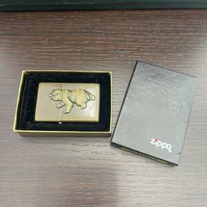 #1500 【未使用品】ZIPPO ジッポー Fabulous Nature Bear 熊 レリーフ 1993年製 ゴールド系 ヴィンテージ品