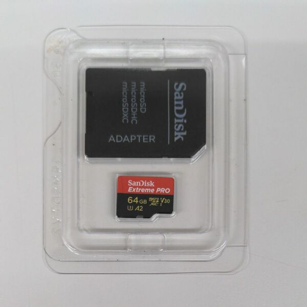 Sundisk microSDカード 64GB Extreme Pro