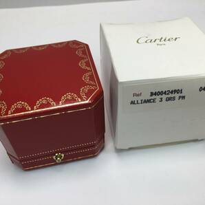 【パケプラ無料】正規美品 Cartier カルティエ 指輪 リング ケース ジュエリーボックス 空箱 保管品 [q4235]