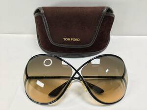 [ pack pra free ] regular beautiful goods Tom Ford TOMFORD Lilianali rear na sunglasses Italy made TF131 black 66*10 115 soft case [f4642]