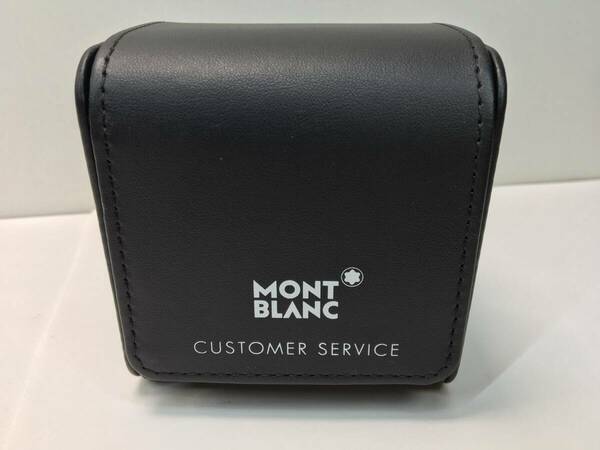 【パケプラ無料】美品 モンブラン MONTBLANC レザー腕時計ケース トラベルケース BOX クッション付き [b1128]