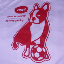 希少 Soccer Junky × sportsone ナンバー付き コラボ プラクティス シャツ ホワイト サッカージャンキー スポーツワン 限定 フットサル_画像6