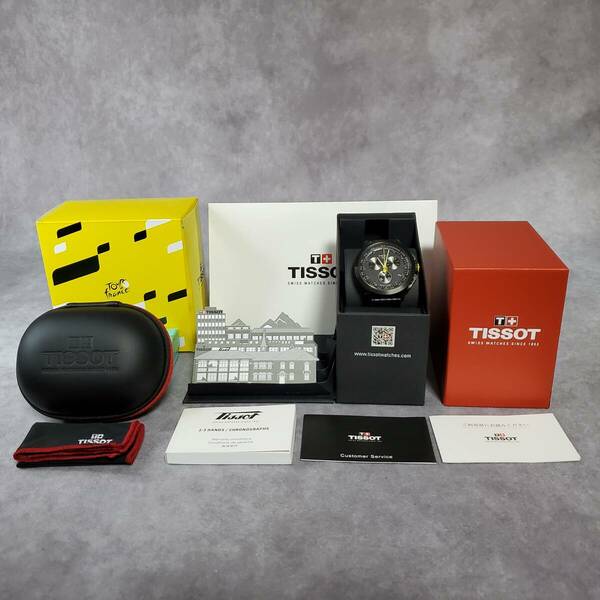 【美品】 TISSOT　ティソ　腕時計　T-レース　サイクリング ツール・ド・フランス　2022　スペシャルエディション　T1354173705100　稼働中