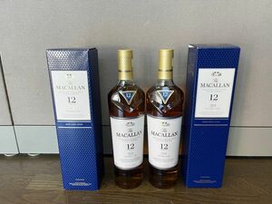 MACALLAN スコッチウイスキー12年　ダブルカスク　未開栓　2本