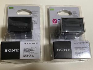 新品2個　NP-FV100 リチャージャブルバッテリーパック　SONY