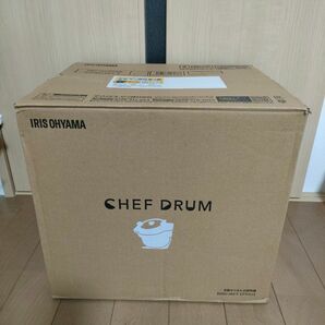 「シェフドラム」アイリスオーヤマ 自動かくはん式調理機 CHEF DRUM KDAC-IA2-T 簡単調理 ブラウン