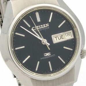 1円 CITIZEN シチズン ハイソニック チューニングフォーク 3701-370082Y QZ ジャンク品 金メダリオン KN0445T（NN 117）の画像1