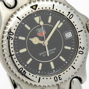 ★良品 1円 TAG HEUER タグホイヤー WG1118 セル QZ 動作品 コマあり KB0401T（PP 50）