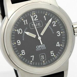 * хорошая вещь 1 иен ORIS Oris большой Crown 7500 самозаводящиеся часы рабочий товар обратная сторона skeKN0531T(PP 111)