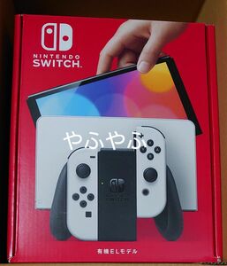 Nintendo Switch(有機ELモデル) Joy-Con(L)/(R) ホワイト 新品内袋未開封未使用 店舗印あり