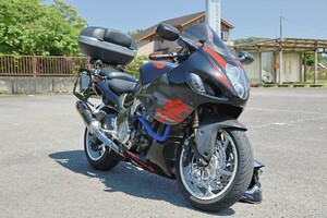  Suzuki GSX1300R(00 год, начальная модель ) Hayabusa полный custom техосмотр "shaken" R6.8 до в подарок большое количество имеется 