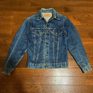 Levi's リーバイス 70505 71205 Big E 36 38 S M Gジャン デニム ジャケット 60 70 ヴィンテージ ビンテージ ケアタグ 縦落 濃紺 ビックE