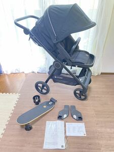  beautiful goods!! limited goods!! extra attaching!! STOKKE BEAT -stroke ke beet stroller sib ring board 