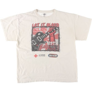 古着 AMERICAN RED CROSS アメリカ赤十字社 フェス バンドTシャツ バンT メンズL /eaa438545