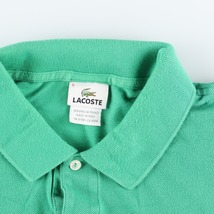 古着 ラコステ LACOSTE フランス企画 半袖 ポロシャツ 8 メンズXXL /eaa444820_画像3