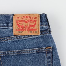 古着 リーバイス Levi's 505 テーパードデニムパンツ メンズw34 /eaa446109_画像3